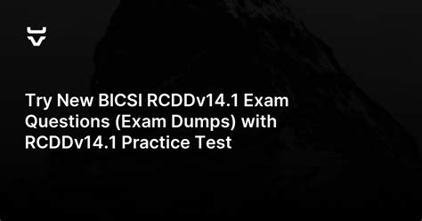RCDDv14 Exam