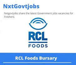 RCL Foods Bursary South Africa 2024 – 2024