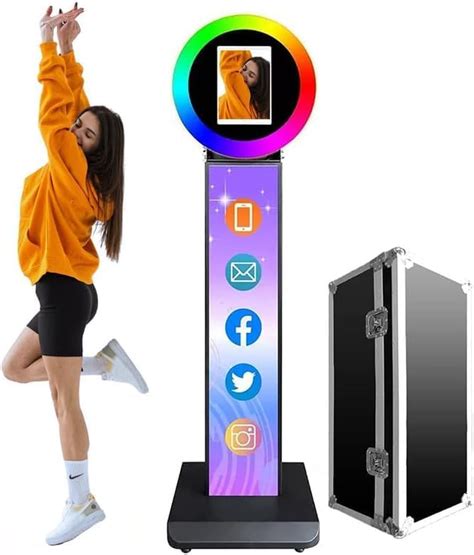 RDYMONKEY Photo Booth Machine for IPad 10.2" Selfie Station Portable …