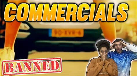 REACTING TO BANNED COMMERCIALS w/ MY …