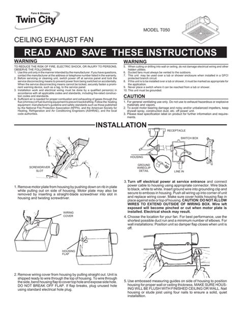 READ AND SAVE THESE INSTRUCTIONS …