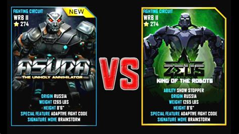 REAL STEEL WRB Final ASURA VS Zeus New Robots . 