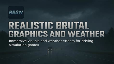 Realistic Brutal Graphics & Weather Winter Snow for Euro Truck Simulator 2 - muktibox.com