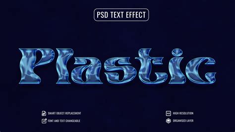 Realistic Chrome and Glossy Plastic Text Effect - muktibox.com