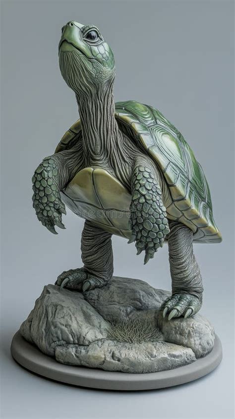 Realistic Stone-Look Turtle Figurine-Waterproof Resin Sculpture for ... - muktibox.com