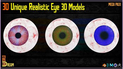 Realistic-eye 3D models - Sketchfab - muktibox.com