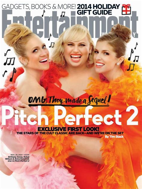 REBEL WILSON ENTERTAINMENT WEEKLY LOT Brittany Snow PITCH PERFECT …