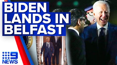 RECAP as US President Joe Biden lands in Belfast