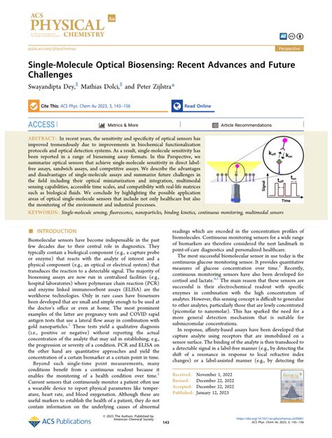 Recent Advances in Biological Single-Molecule Applications of Optical ... - wintechmobiles.com
