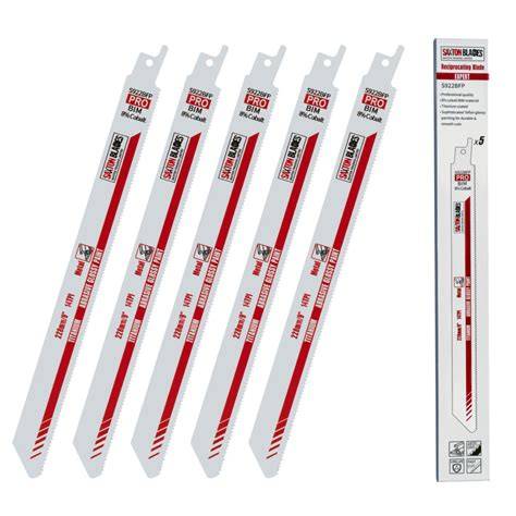 Reciprocating Saw Blades, Bi-Metal - 6", 6/12 TPI, 25pk - raincitystudios.com