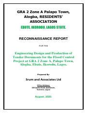 RECONNAISSANCE REPORT for GRA2 ESTATE.pdf - GRA 2 Zone …