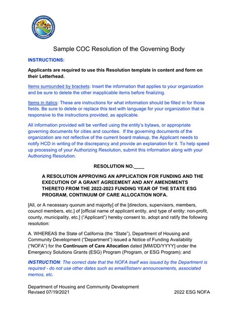 RECORD OF THE PROCEEDINGS OF THE GOVERNING BODY