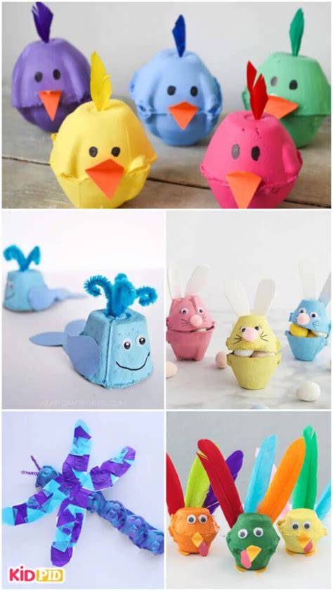 Recycled Egg Cartons Craft Ideas for Kids - Kidpid - raincitystudios.com