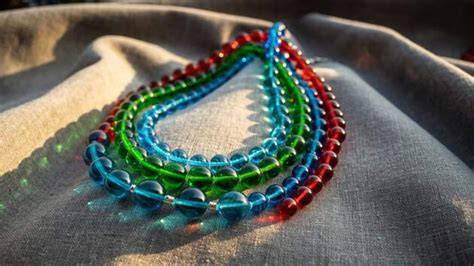 Recycled Glass Bead Necklaces - Etsy - raincitystudios.com