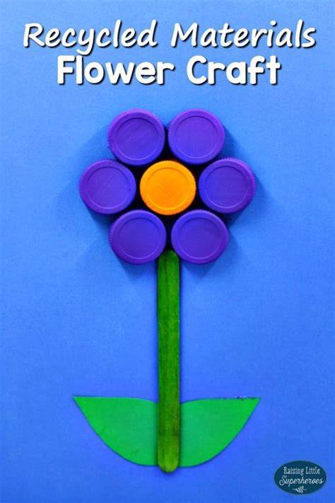Recycled Materials Flower Crafts - raincitystudios.com