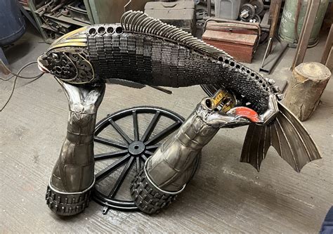Recycled Metal Sculpture at NOVICA - raincitystudios.com