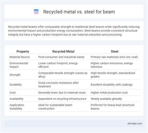 Recycled metal vs. steel for beam - What is The … - raincitystudios.com