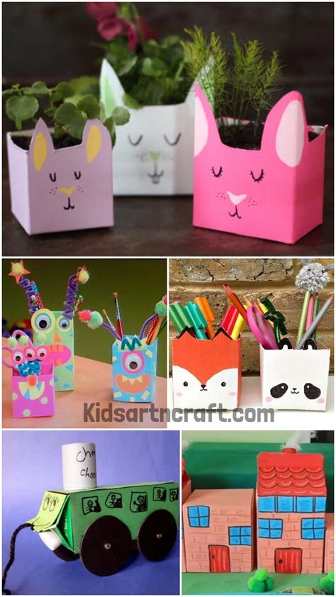 Recycled Milk Carton Craft Ideas For Kids - raincitystudios.com