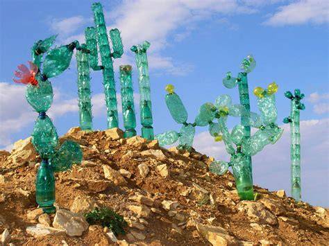 Recycled PET Plastic Bottle Plant Sculptures … - raincitystudios.com