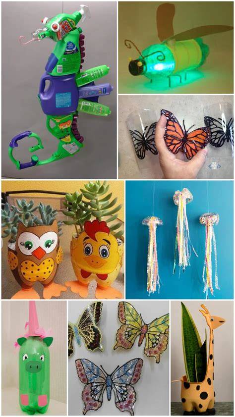 Recycled Plastic Bottle Animal Craft Ideas for Kids - raincitystudios.com