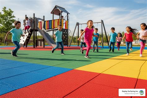 Recycled Playground Surface: Ultimate 10+ Safety - raincitystudios.com