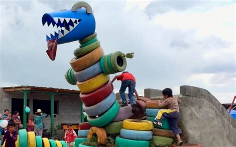 Recycled Playgrounds from Around the World - Playground Ideas - raincitystudios.com