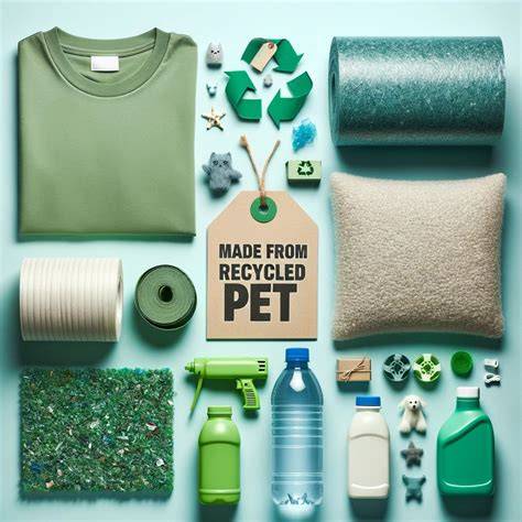 Recycled polyester from PET bottles - raincitystudios.com