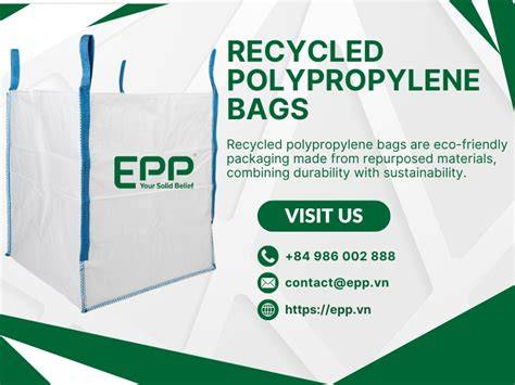 Recycled Polypropylene Bags - Durable & Ecofriendly - raincitystudios.com