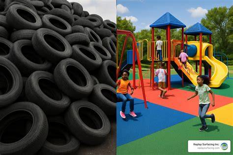 Recycled Rubber Makes Playgrounds Safer For Children - raincitystudios.com