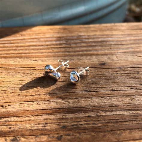 Recycled Silver Earrings - Etsy UK - raincitystudios.com