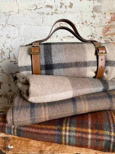 Recycled Wool Plaid Blanket - Etsy - raincitystudios.com