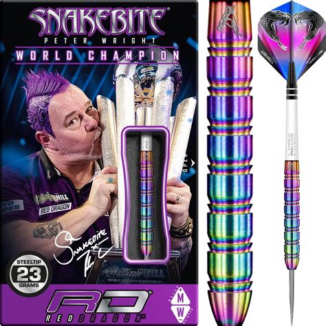 RED DRAGON - Peter Wright Snakebite 1: Softip Tungsten Steel …