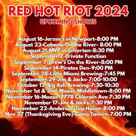 RED HOT RIOT - Facebook