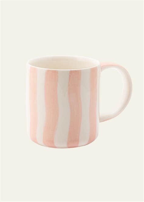 Red Pink Striped Mug - Etsy - muktibox.com