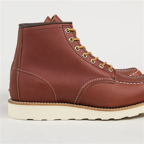 Red wing 8131 oro russet: P This leather is oiled