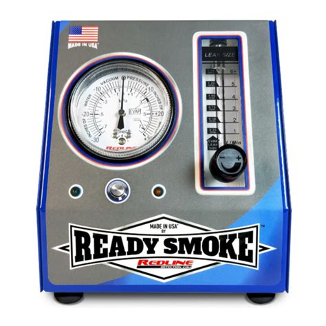 REDLINE READY SMOKE OPERATION MANUAL Pdf Download