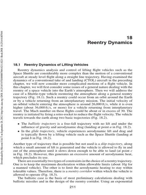 Reentry Dynamics - Physics Forums - wintechmobiles.com