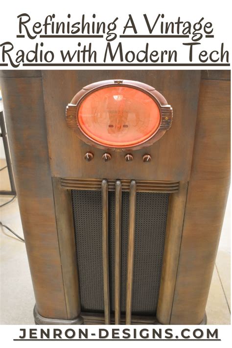 Refinishing a Vintage Radio with Modern Technology - muktibox.com