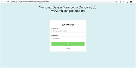 Register Dengan Menggunakan HTML dan CSS - coolestguyplanet.net