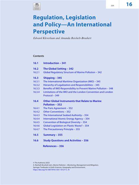 Regulation, Legislation and Policy—An International Perspective - raincitystudios.com