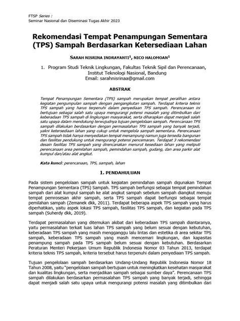 Rekomendasi Desain TPS Sampah 2023 | PDF - Scribd - raincitystudios.com