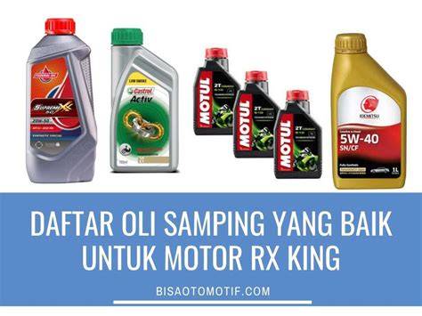 Rekomendasi Oli Samping Yamaha RX-King - Carmudi … - raincitystudios.com