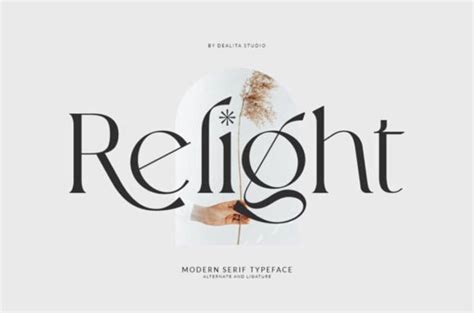 Relight Serif Font – Chic Modern Editorial Typeface for Luxury ... - Etsy - muktibox.com