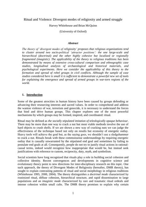 Religion, Violence, and Emotion: Modes of Religiosity in the Neolithic ... - wintechmobiles.com