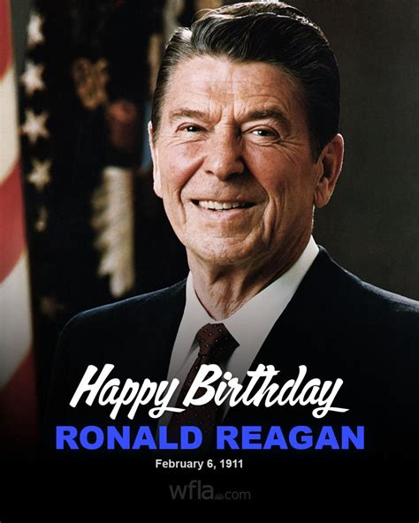 REMEMBERING RONALD REAGAN BIRTHDAY TALKS SHOWED …