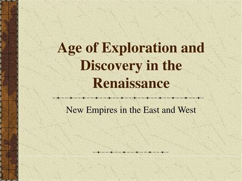 Renaissance for Kids: Age of Exploration and Discovery - wintechmobiles.com