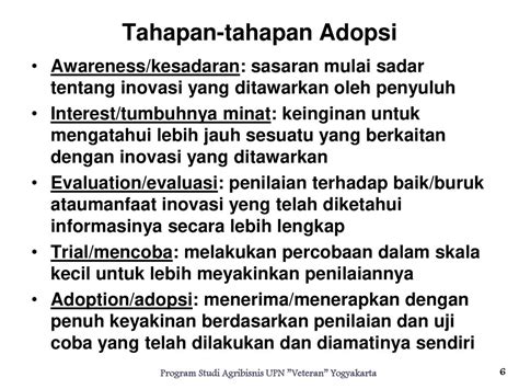 RENCANA DAN PROGRAM ADOPSI PENUH (FULL ADOPTION) …