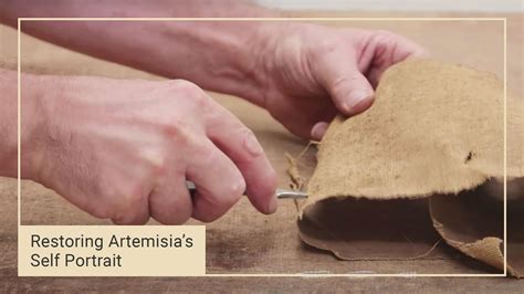 Repairing a 17th century canvas | Art restoration of Artemisia ... - muktibox.com