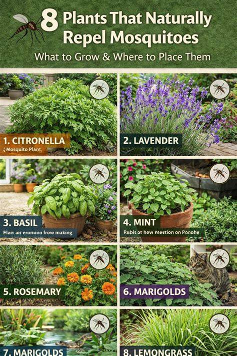 Repel Mosquitoes with These Plants, Part 1: Citronella, Lemongrass, and ... - raincitystudios.com