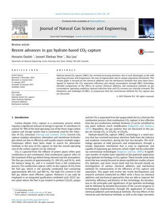 Research Advances, Maturation, and Challenges of Hydrate-Based CO2 ... - raincitystudios.com